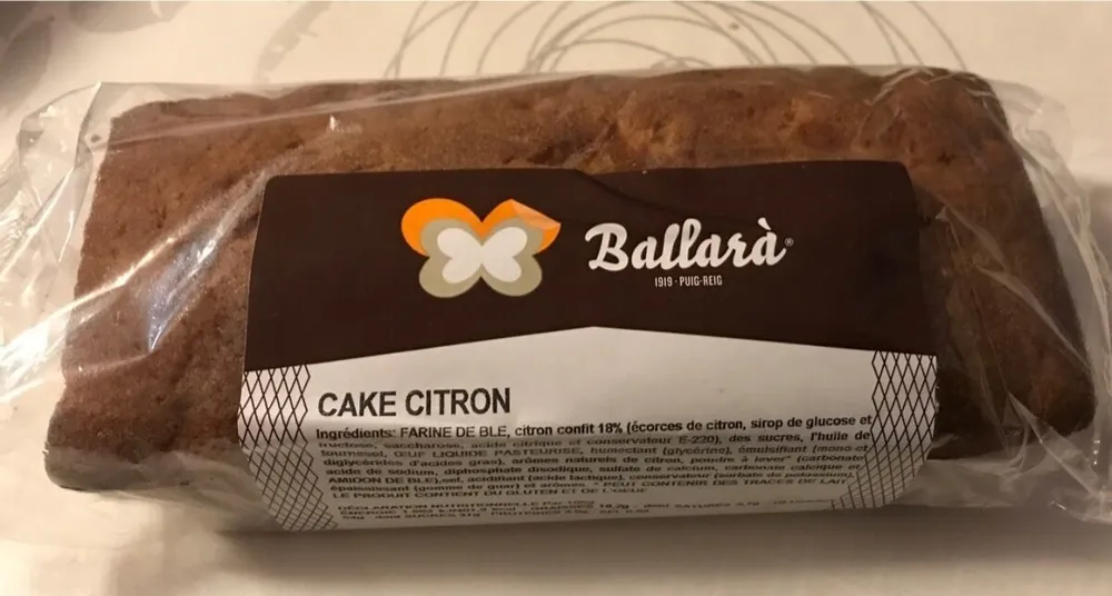 Cake citron