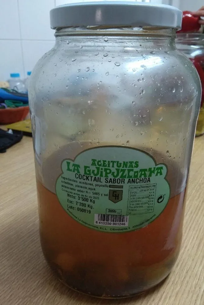 Cocktail sabor anchoa