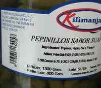 Pepinillos sabor suave