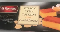 Turrón yema tostada