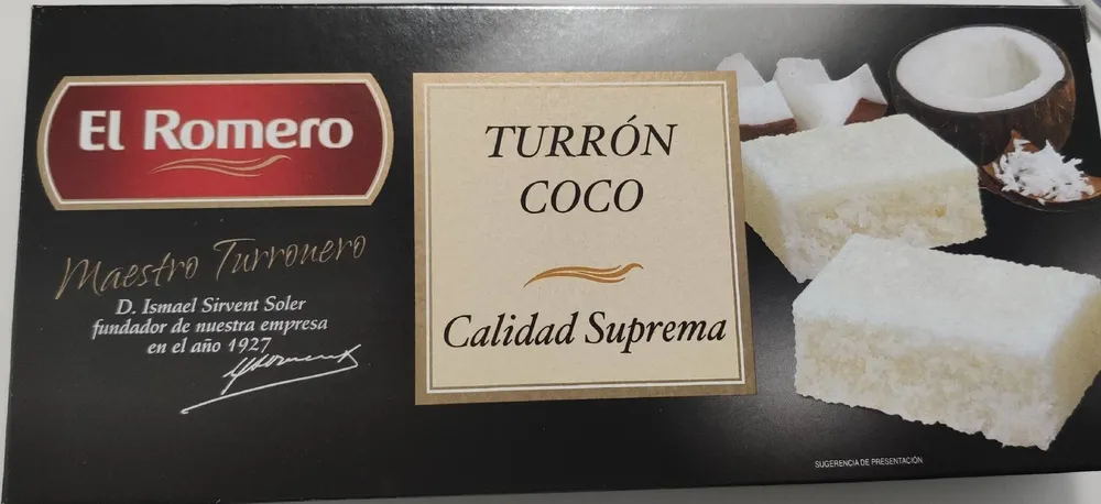 Turrón de coco