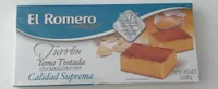 Turrón Yema Tostada con edulcorantes