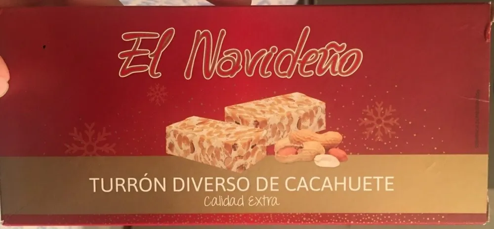 Turrón de cacahuete