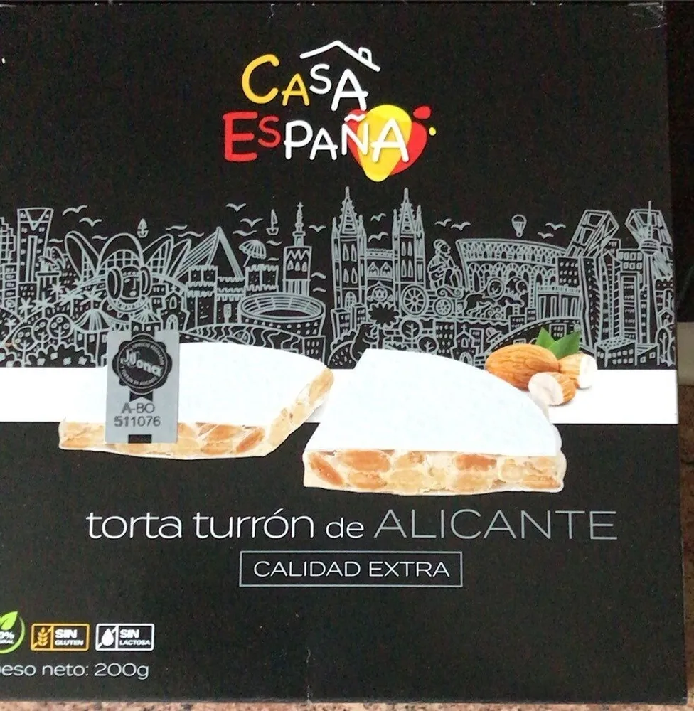 Torta turron de Alicante