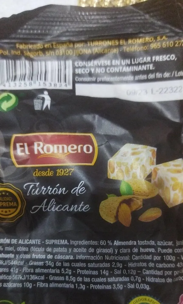 Turron  de alicante