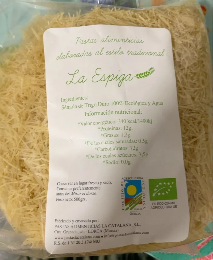 Pasta alimenticia