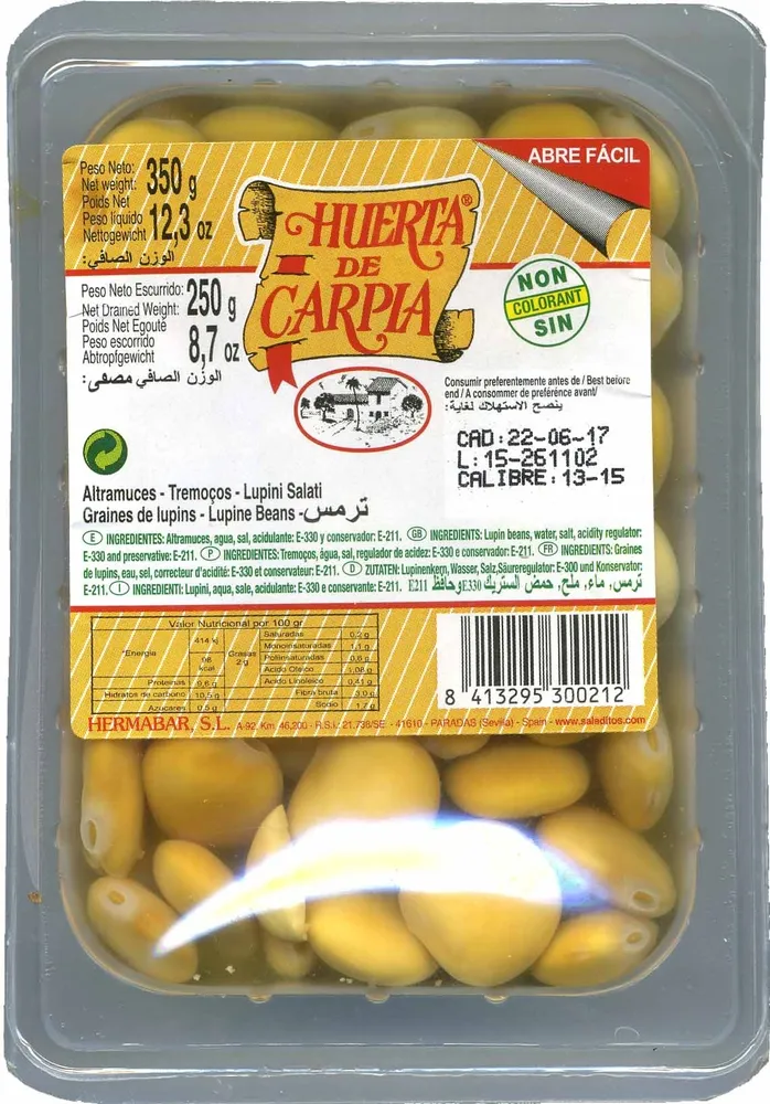 Altramuces encurtidos