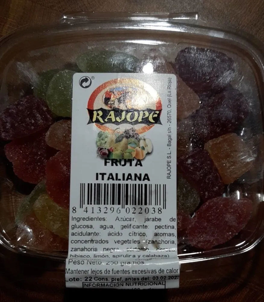 Rajope Fruta italiana