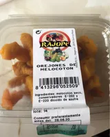 Orejones de melocotón