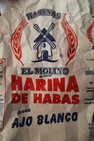 Harina de habas para ajo blanco