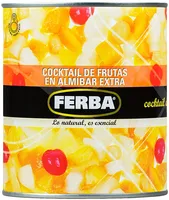 Cocktail de frutas en almíbar extra