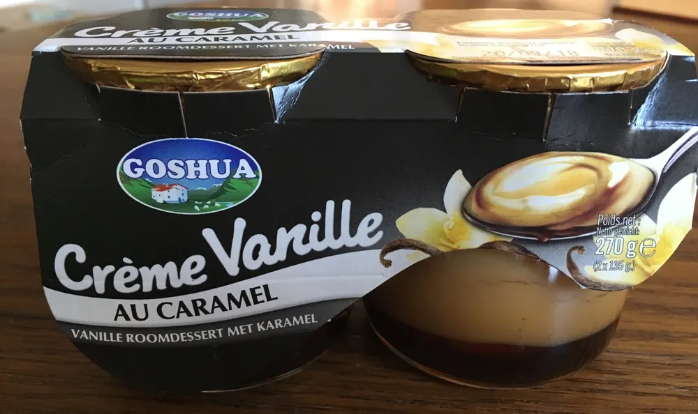 Creme vanille au caramel