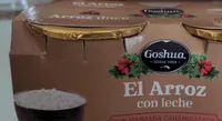 Arroz con leche con manzana caramelizada