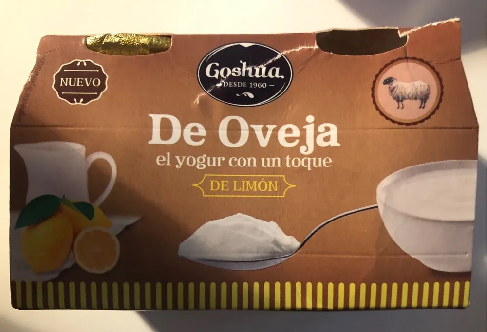 Yogur de leche de oveja con un toque de limon