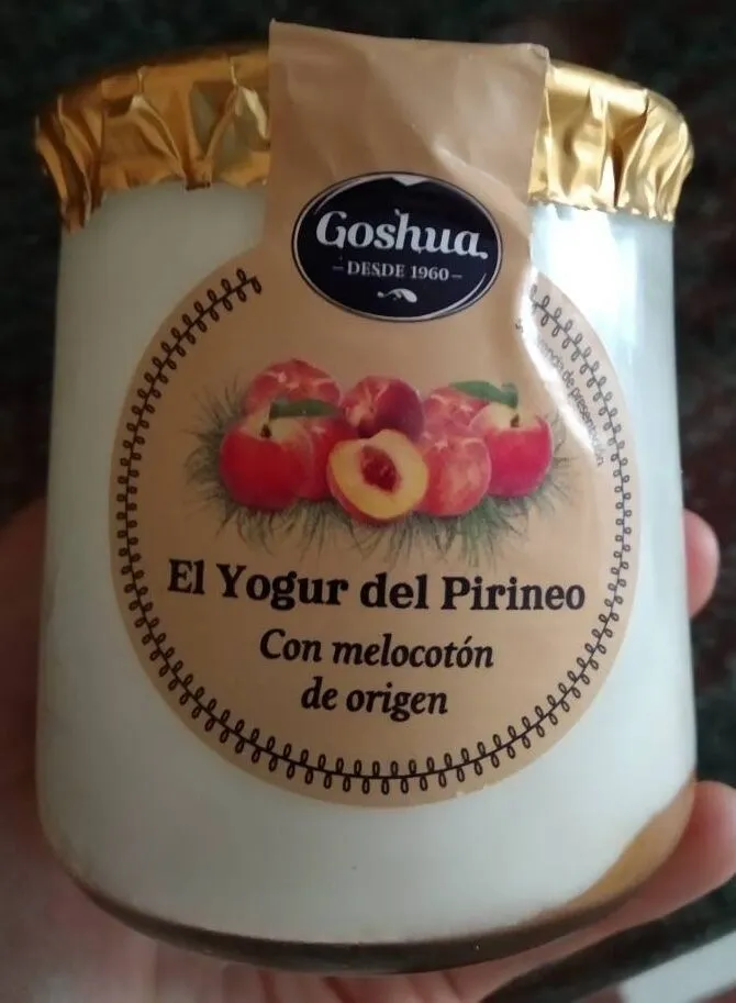 Yogur del Pirineo con melocotón
