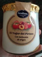 Yogur del Pirineo con melocotón