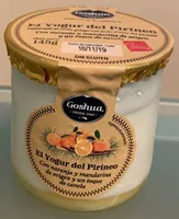Yogur del Pirineo con naranja y mandarina y un toque de canela
