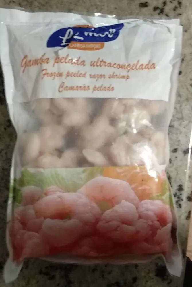 Gamba pelada ultracongelads