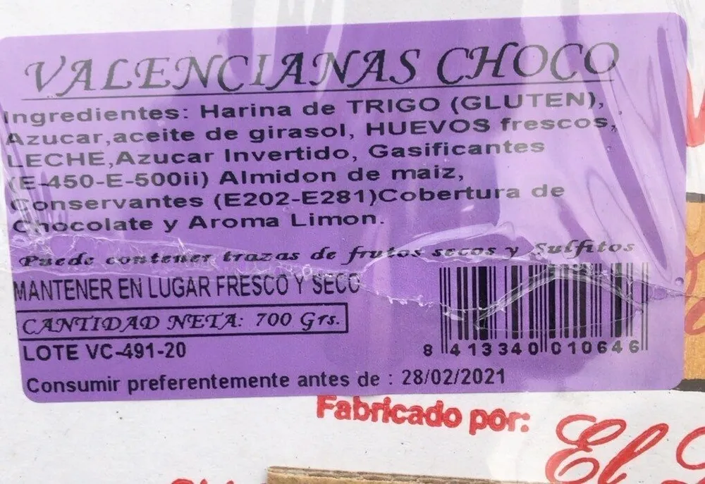 Valenciana chocolate