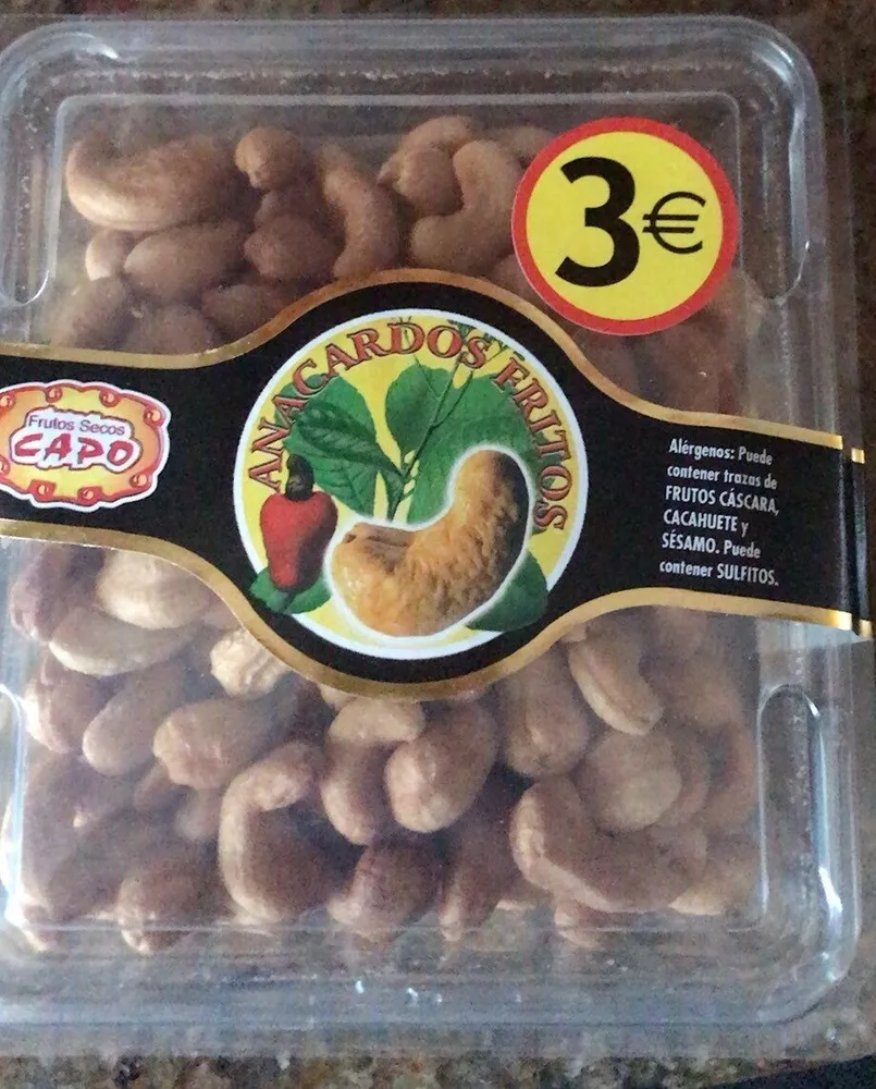 Anacardos fritos