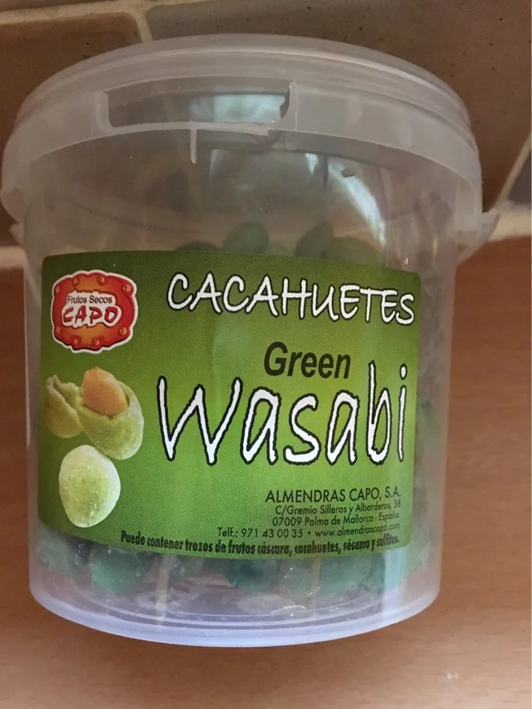 Cacahuetes green wasabi