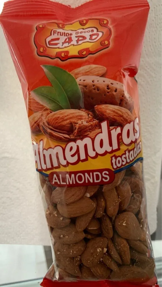 Almendras tostados