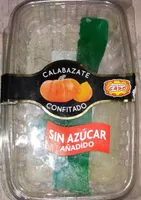 Calabazas confitado sin azucar