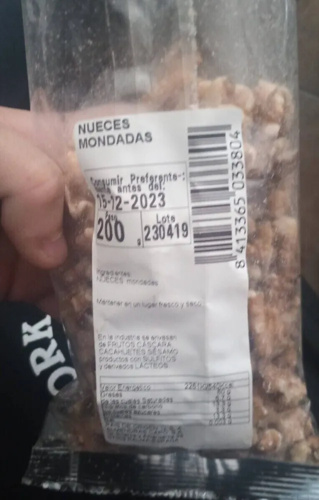 Nueces Mondadas