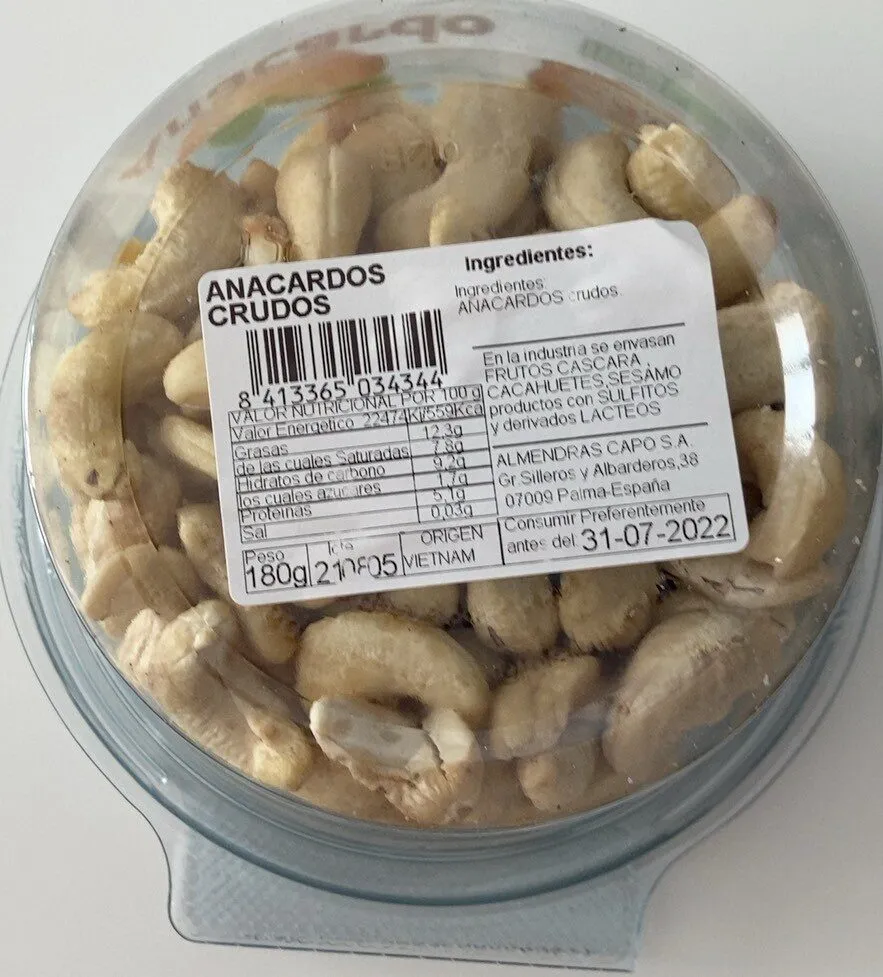 Anarcardos Crudos