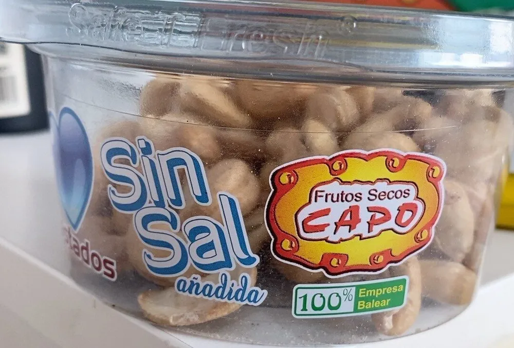 Anacardos tostados sin sal