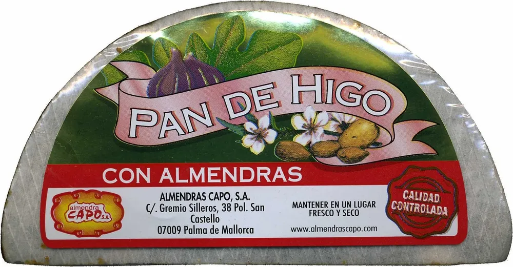 Pan de higo con almendras