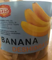 Banana deshidratada