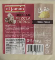 Queso mezcla tierno