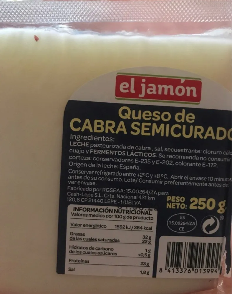 Queso de cabra semicurado
