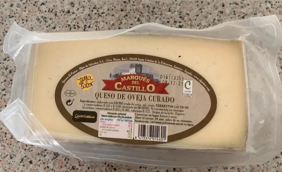 Queso de oveja curado
