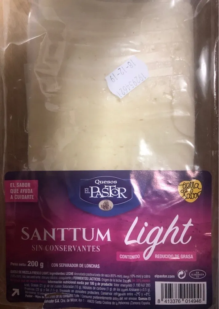 Queso light sin conservantes