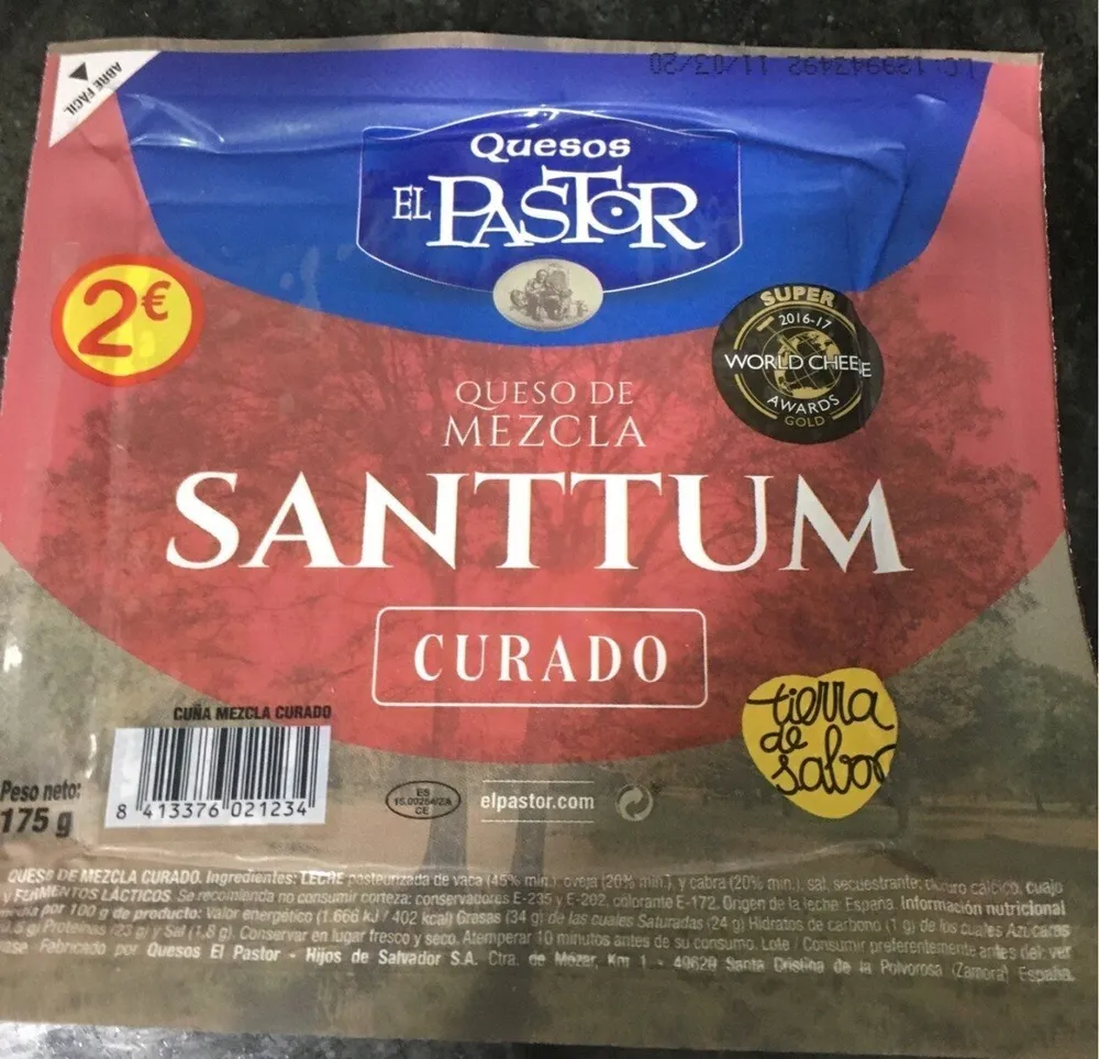 Santtum - Queso de mezcla curado