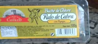 Rulo de cabra con papaya