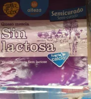 Queso sin lactosa semi curado