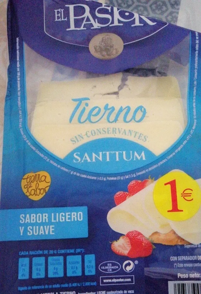 Santtum - Queso tierno en lonchas