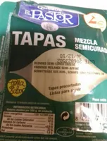 Tapas de queso mezcla semicurado