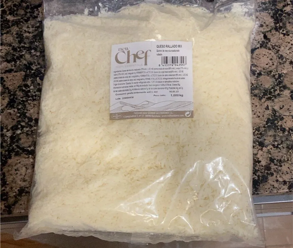 Queso de mezcla madurado rallado