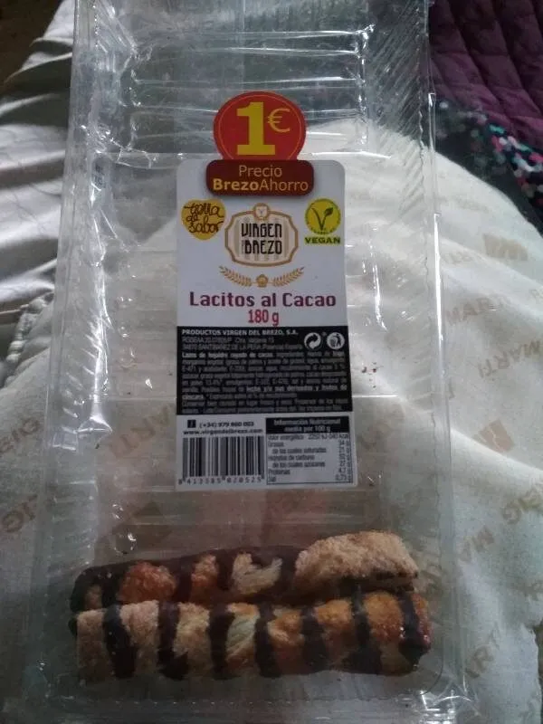 Lacitos al cacao