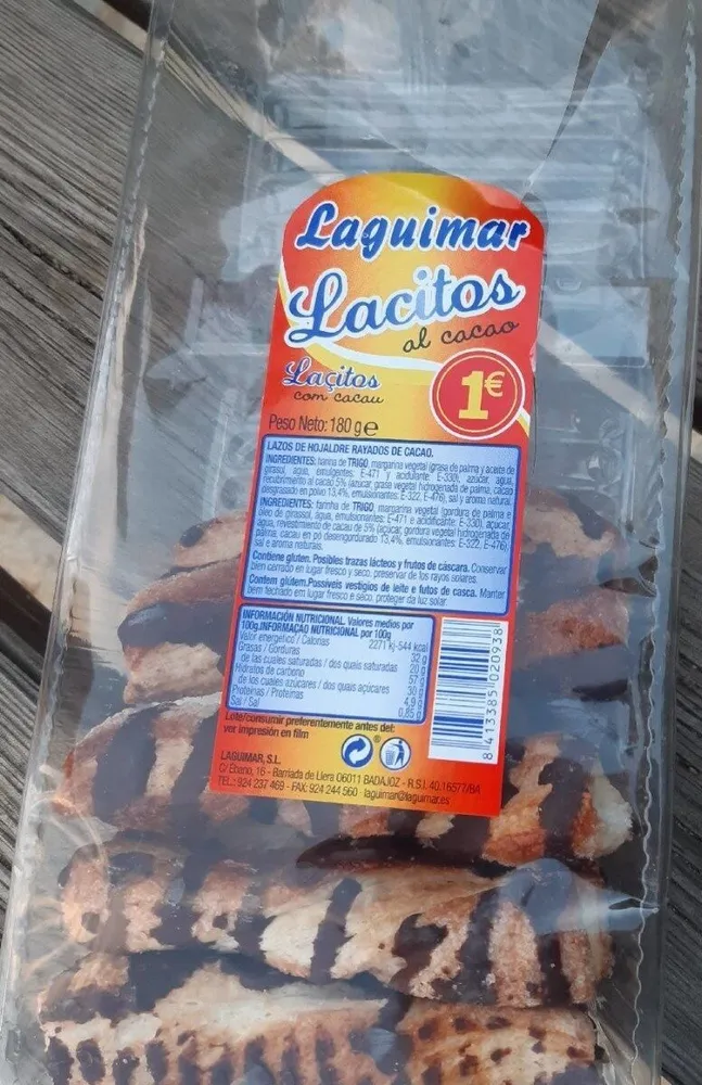 Lacitos al cacao
