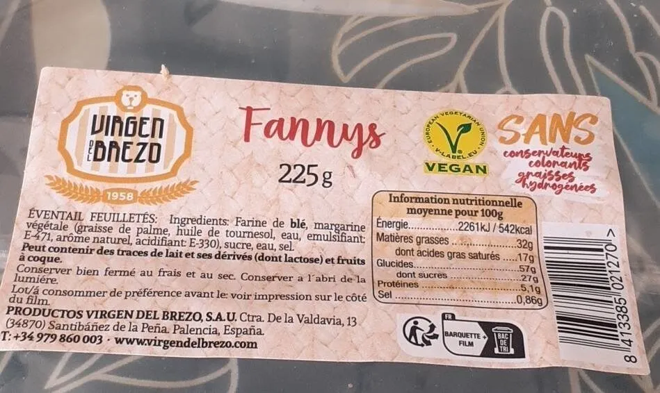 Éventail  feuilletés