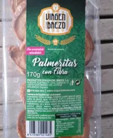 Palmeritas con Fibra (son azúcares añadidos)