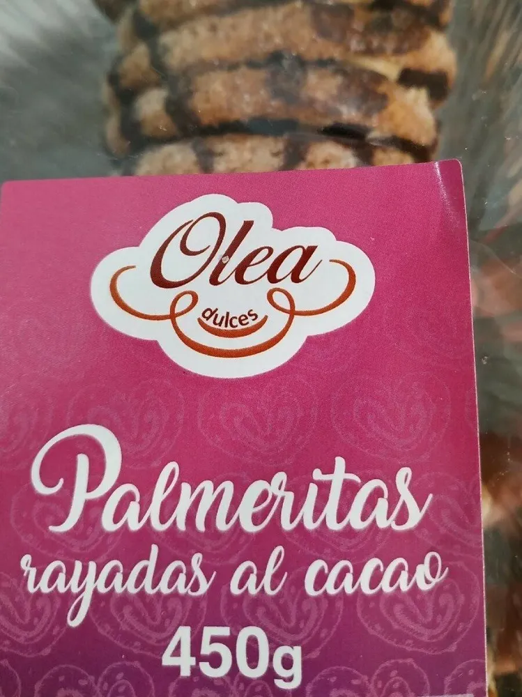 Palmeritas rayadas al cacao