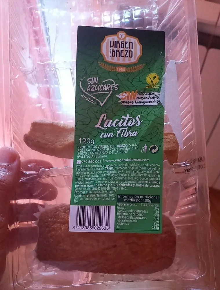 Lacitos con fibra