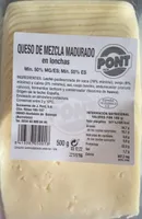 Queso de mezcla madurado en lonchas