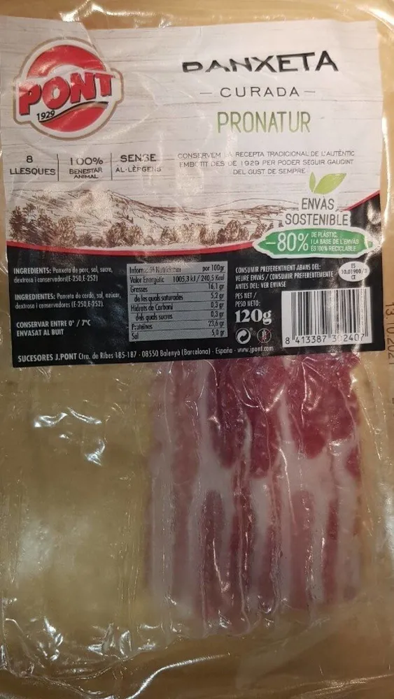 Panceta curada